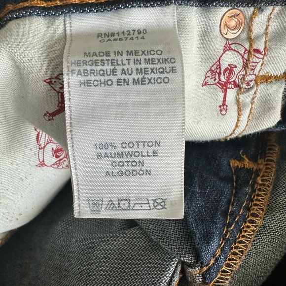True Religion Men's Straight Blue Jeans size 32 - Picture 5 of 8